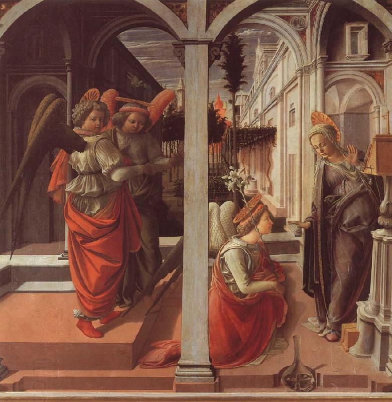 Fra Filippo Lippi The Annunciation oil painting picture